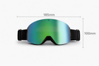 SnowBogan OTG Ski Goggles – Anti-Fog Snowboard Goggles