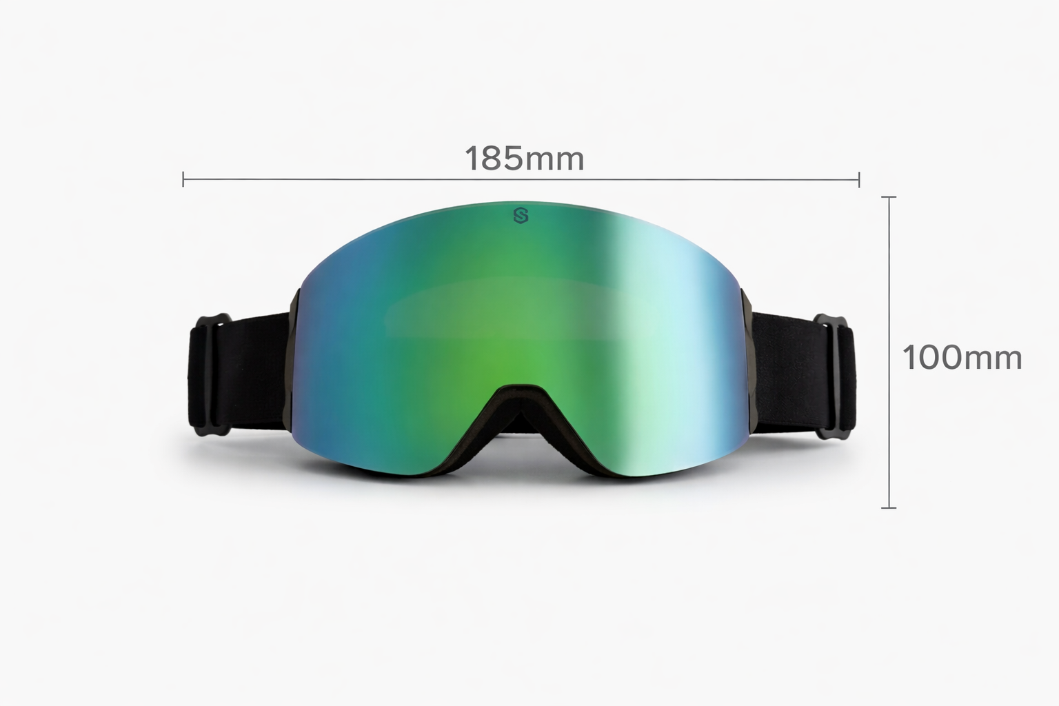 SnowBogan OTG Ski Goggles – Anti-Fog Snowboard Goggles